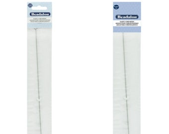 Beadalon® Elastic Cord Needle - 10.75in/27.3cm or 8in/20.32cm -