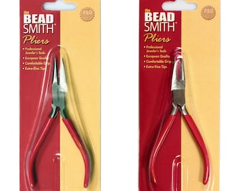 BeadSmith Jewelry Making Pliers: Chain Nose or Round Nose