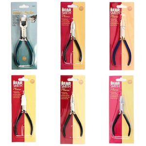 BeadSmith® Jewelry Making/Shaping Tools - Nylon Jaw Pliers for Wire & Metal Projects - Various Models with Soft Jaws