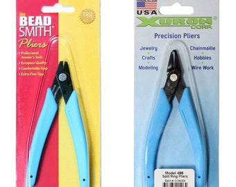 BeadSmith Xuron ジュエリープライヤー：フラッシュカッターまたは 