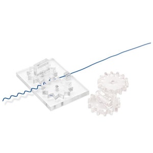 Artistic Wire® Rounded and Pointed Artistic Wire Crinkler and Finer Tool - For 20 Gauge (0.81mm) & finer wire - Wire Forming Tool