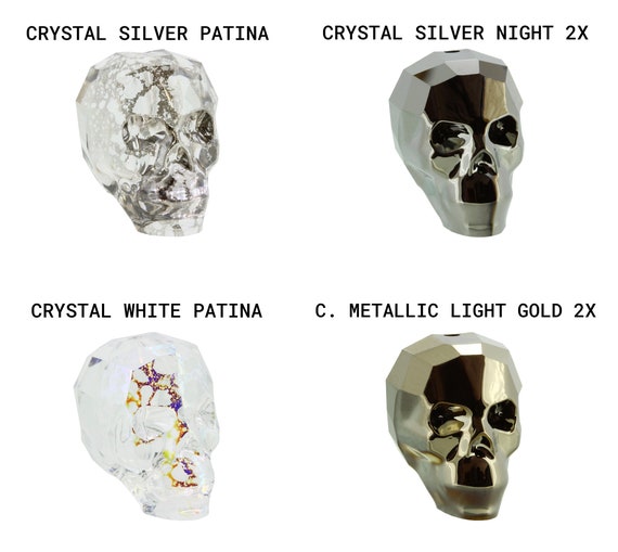 Swarovski Crystal 5750 Skull Beads 