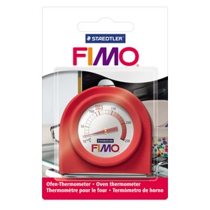 FIMO® Accessories Oven Thermometer - FIMO Modelling Clay Impressive Finishes - for Working with Oven Hardening Modelling Clay