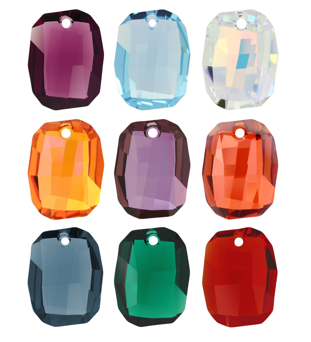 PRIMERO Crystal 6090 Baroque Pendants for Making Jewelry 