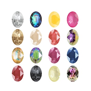 4120 Oval Primero Crystals Fancy Stones - Swarovski Alternative - Crystal Colors - Crystals for Jewelry Making, Stone setting, Gluing