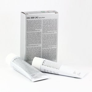 CG 500 (A+B) flexibele en extreem sterke tweecomponenten epoxyharslijm, speciaal ontwikkeld voor het lijmen van kristallen