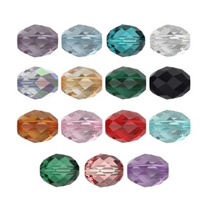 May include: Assortment of 15 round glass beads in various colors, including clear, black, red, green, blue, pink, and brown.