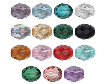 Könnte beinhalten: Sortiment von 15 runden Glasperlen in verschiedenen Farben, darunter klar, schwarz, rot, grün, blau, rosa und braun.