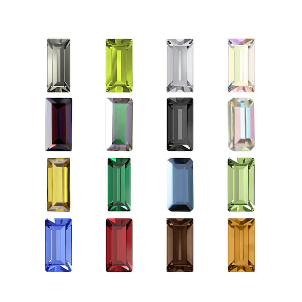 4501 Baguette Crystals: Fancy Stones for Jewelry Making, Primero Crystals Austrian Glass, High Quality Crystals
