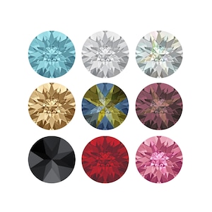 1188 Chaton Primero Crystals Round Stones - Swarovski Alternative - Various Crystal Colors - Pointed Back Round Crystals for making Jewelry