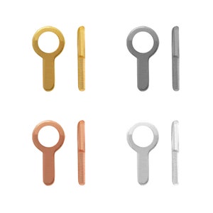 Metal Cupchain Ends Connectors - 7x3.5mm - Different Platings - Jewelry Making Findings - Connecting Parts - Jewelry Findings - 20 pieces