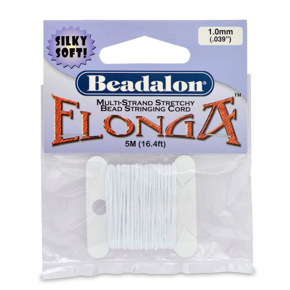 Beadalon Elonga - Cordoncino Elastico, 0,3 Mm, 25 M, Colore - Foto 11