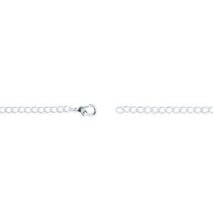 Beadalon® Extension Chains for earrings, bracelets, pendants - 50.8mm - Base metal - Tear Drop style or with Lobster Clasp - Silver plated