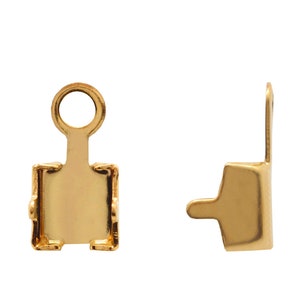 Terminators d'extrémités de cupchain en métal pour cupchains avec cristaux de pierres rondes en forme de chaton PP14, PP18, PP24, PP32, SS29 Résultats Gold plated