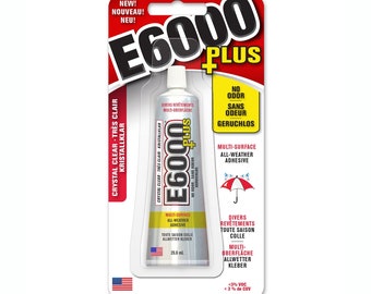 Mini E6000 Glue, Industrial Strength Permanent Bond Adhesive, .18