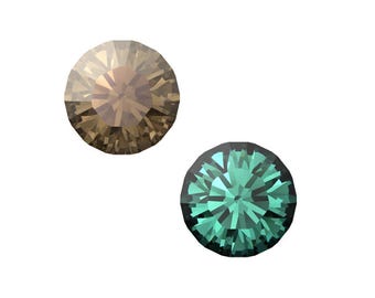 Swarovski 1028 Chaton Round Stones NEW Collection - Loose Swarovski Crystals for Jewelry Making, Embroidery, Sewing