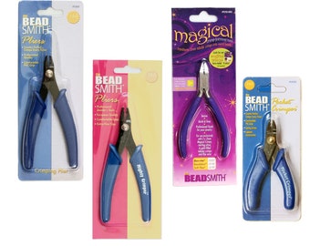 BeadSmith® Crimping Pliers - Creates smooth, rounded crimps and ensure tightest crimp possible - Different styles for 2mm or 3mm crimp beads