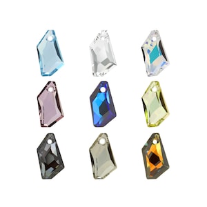 Cristaux PRIMERO 6670 De-Art - Pendentifs en cristal de la plus haute qualité - Fabriqués en Autriche - Pendentifs De-Art percés au centre - pour la fabrication de bijoux