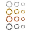 925 Silver Round Open Jump Rings/ Silver Connectors - Different sizes and platings - Jewelry Making Findings product logo