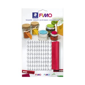 FIMO® Stamp Kit - For Modelling Clay - Creative Modelling Tools - Easy individualization of FIMO® and FIMO Air® - 88 Characters