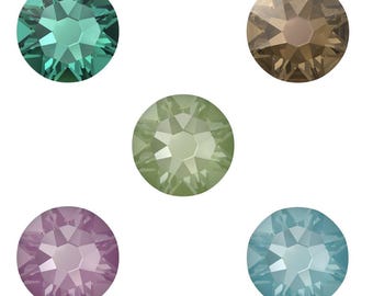 Swarovski 2088 Rose Flat Back Non-Hotfix NEW Collection - Loose Swarovski Rhinestones for Nail Art, Embellishment, Crafts