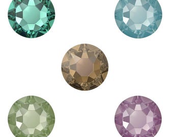 Swarovski 2078 Rose Flat Back Hotfix NEW Collection - Loose Swarovski Rhinestones for Nail Art, Embellishment, Crafts