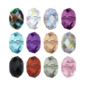PRIMERO Crystals 5040 Briolette Highest Quality Fully Drilled Beads Made in Austria Crystal Colors Popular Briolette Shape image 1
