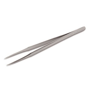 Pinzette dritte in acciaio inossidabile Beadalon® Designer Line da 4,5 pollici/11,4 cm - Per maneggiare perline e componenti di tutte le dimensioni e per realizzare nodi di seta