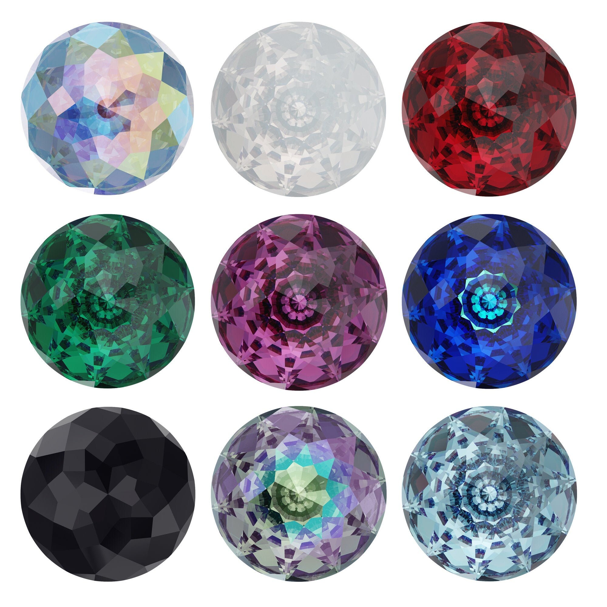 Swarovski Crystal 1400 Dome Round Stones Crystals - Genuine - Various…