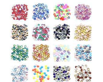 Swarovski 2038 & 2078 Rose Flat Back Hotfix Mix - Loose Swarovski Rhinestones for Nail Art, Embellishment, Crafts