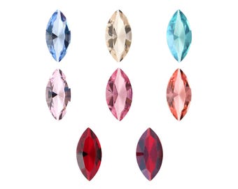 Swarovski 4228 Navette Fancy Stones - Loose Swarovski Crystals for Jewelry Making, Embroidery, Sewing