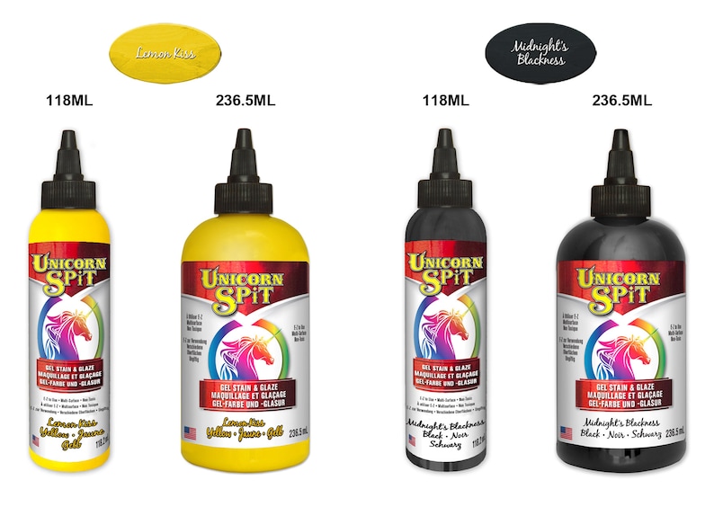 UNICORN SPiT/SPiT Funkelnde Farbe Gel Fleck Gel | Etsy
