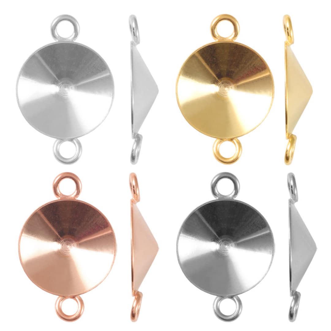 Connettore Pendente Cauzione In Argento Sterling Massiccio - Foto 13