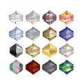 PRIMERO Crystals 5328 Bicone - Highest Quality Fully Drilled Beads - Made in Austria - Various Crystal Color Effects - Popular Bicone Shape product logo
