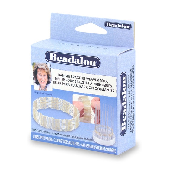Beadalon Bangle Bracelet Weaver Tool by Kleshna Weave Bracelets
