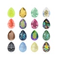 PRIMERO Crystals 4320 Pear - Highest Quality Fancy Stones - Made in Austria - Different Crystal Effects - Pointed Back Fancy Stones Crystals product logo
