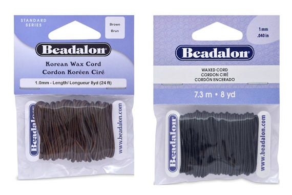 Beadalon® Waxed Bead Cord Braided Dacron® Fiber Pack Includes 7m