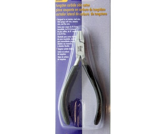 BeadSmith® Tungsten Carbide Side Cutter Pliers - Heavy Duty - Black handle - Designed to Cut Wire