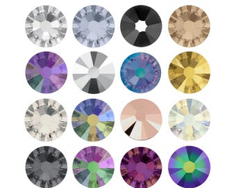 Swarovski 2058 Rose Flat Back Non-Hotfix - Loose Swarovski Rhinestones for Nail Art, Embellishment, Crafts