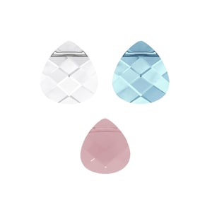 Filo Di Perline Sfaccettate A Forma Di Cuore Di Tanzanite, Briolette A - Foto 7