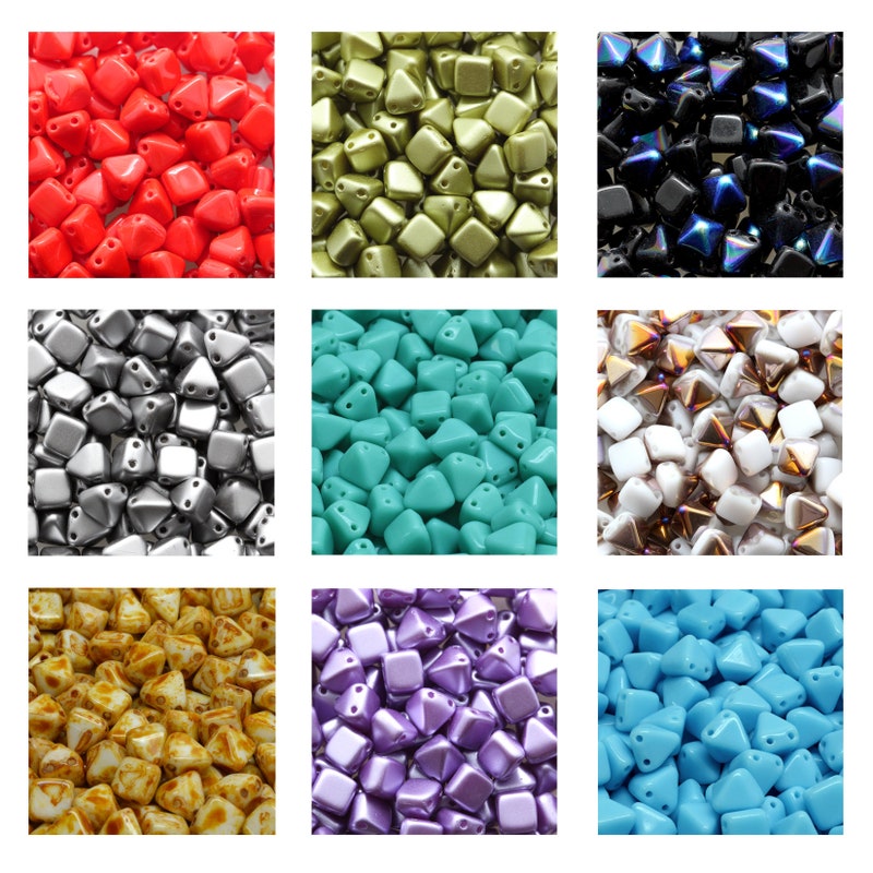 Customer Pyramid Chart Czech Pyramid Glass Beads - Etsy