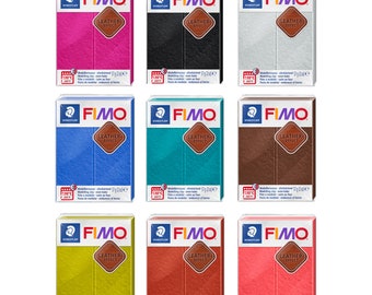 FIMO Leather-Effect Polymer Clay: 57g Standard Block