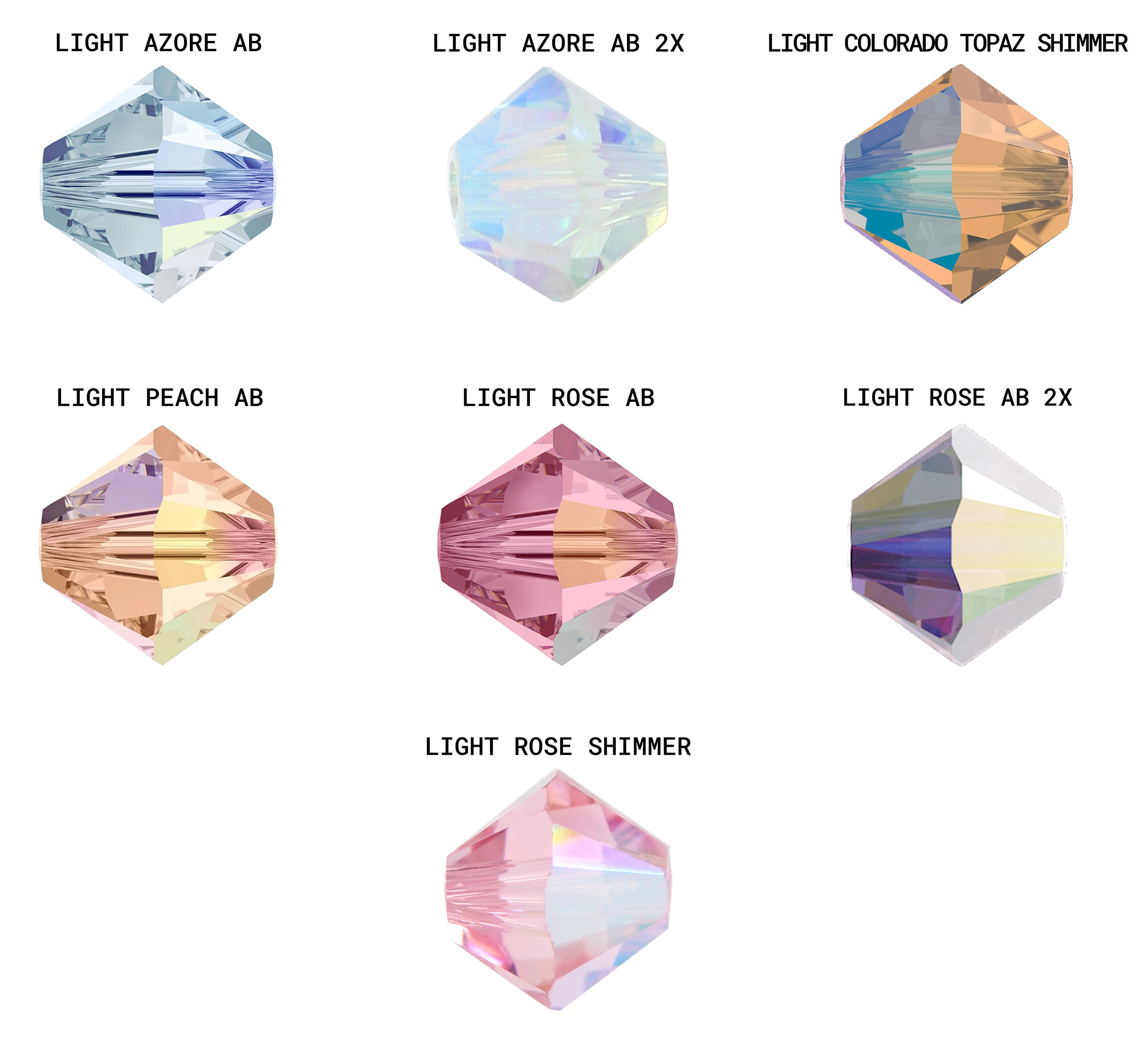 10 Perle Bicono 10mm - Colore : CIELO