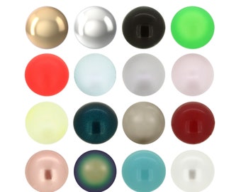 5818 Round Primero Crystals Pearls - Half Drilled Crystal Pearls - Swarovski Alternative - Pearl Colors - Round Crystal Pearl Beads