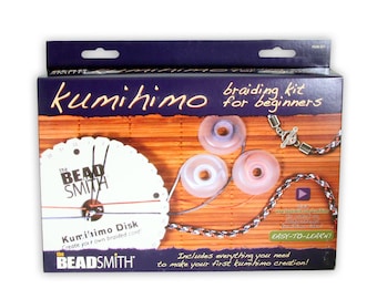 BeadSmith Kumihimo-startkit: vlechtschijf, koorden en bevindingen
