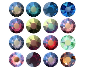 2078 Rose Rhinestones: Flat Backs Hotfix for Gluing, Primero Crystals Austrian Glass, Swarovski Alternative