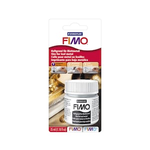 FIMO® Accessories Size/Adhesive for Leaf Metal - FIMO Modelling Clay Surface Treatment - for Working with Modelling Clay - Bottle of 35ml