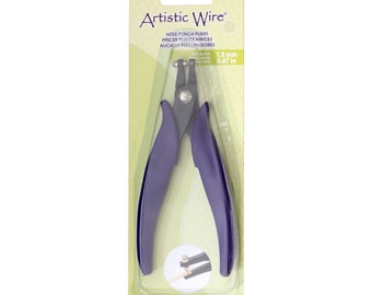 Artistic Wire® Hole Punch Pliers - Holes measure approximately 1.8 mm / 0.071 in - Make it easy to punch holes