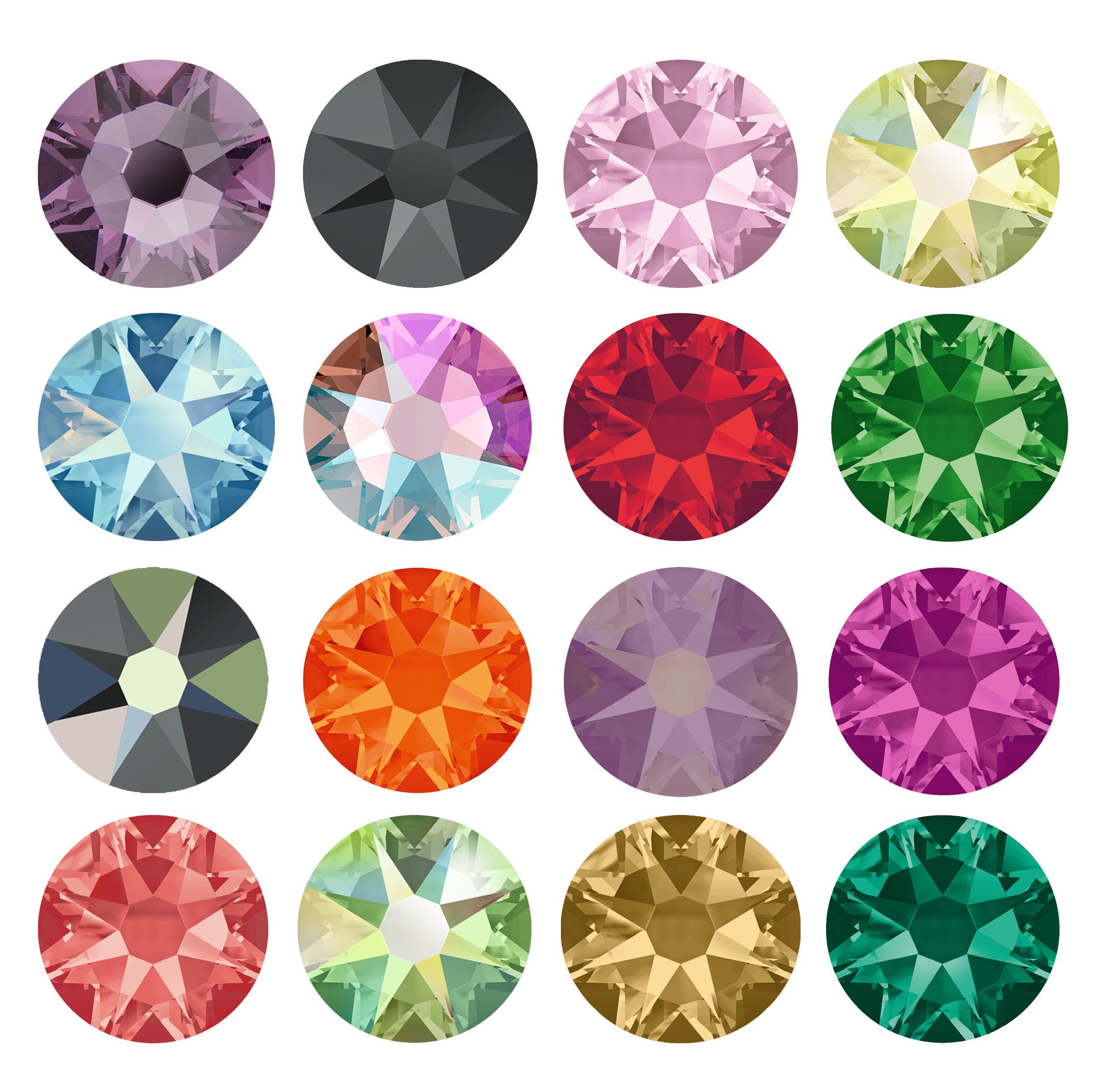 Serinity Rhinestones Non Hotfix Size Mix Crystal