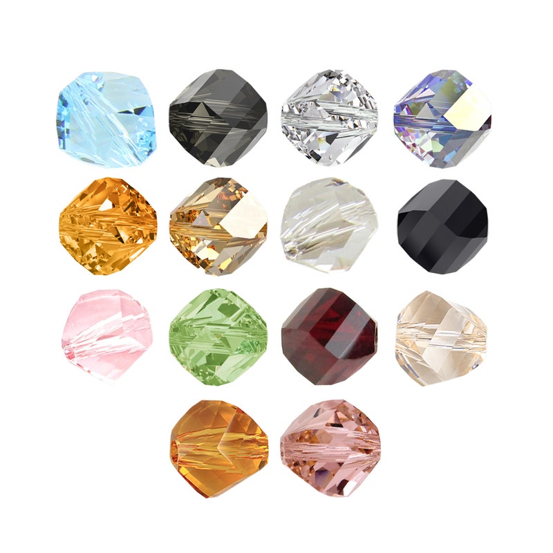 Helix Cut Crystal Beads - Etsy
